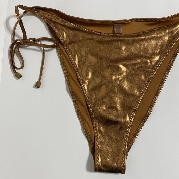 Skims Bikini Bottoms Women's 4X Penny Copper Bronze Brown String Cheeky NEW - Picture 6 of 15